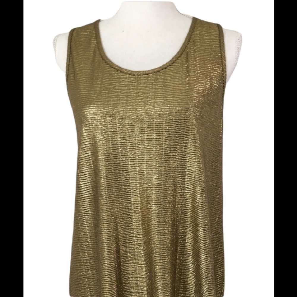 Espresso Women’s Gold Top sz M
